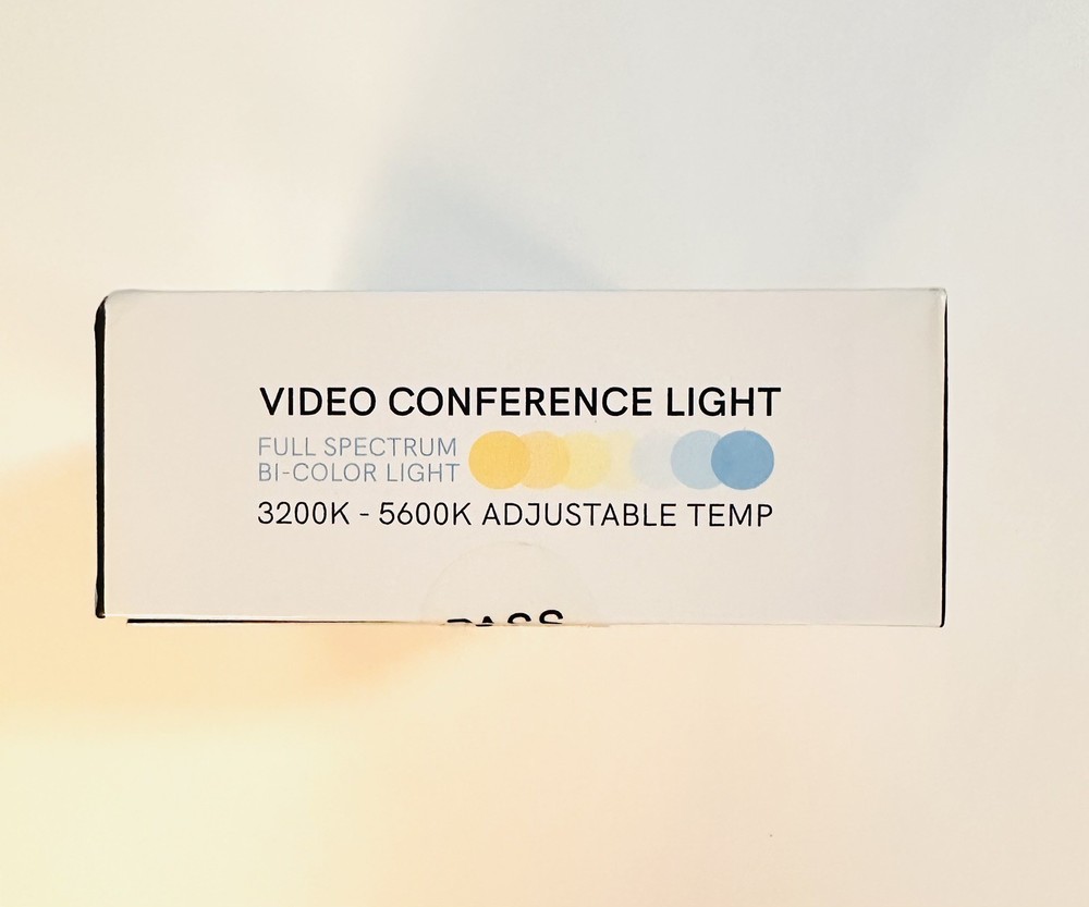 Lume Cube Video Conference Light For Desktop & Laptops Adjustable Temp Lighting