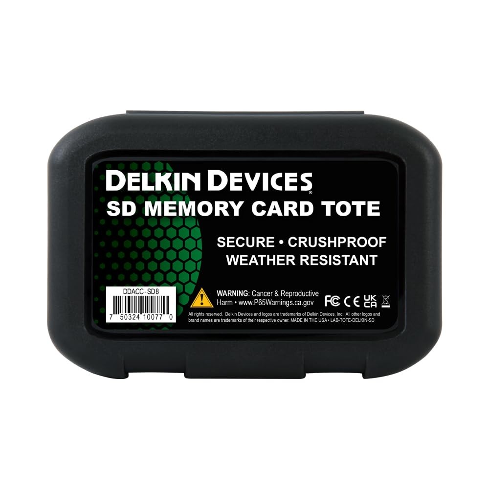 SD Card Carrying Case for 8 Cards - Durable Storage Solution