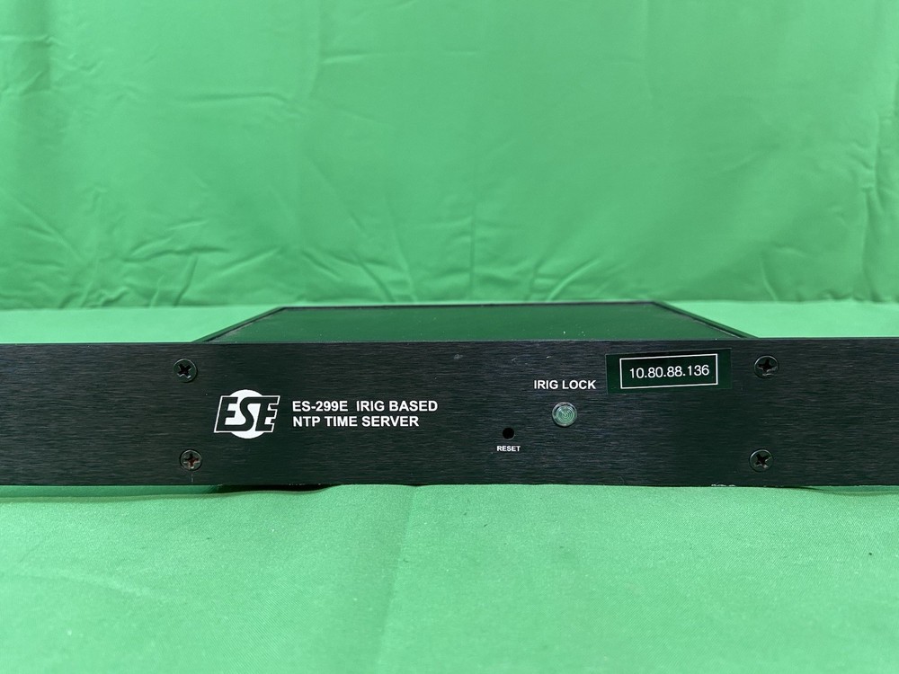 ESE ES-299E IRIG BASED NTP TIME SERVER-Read Description