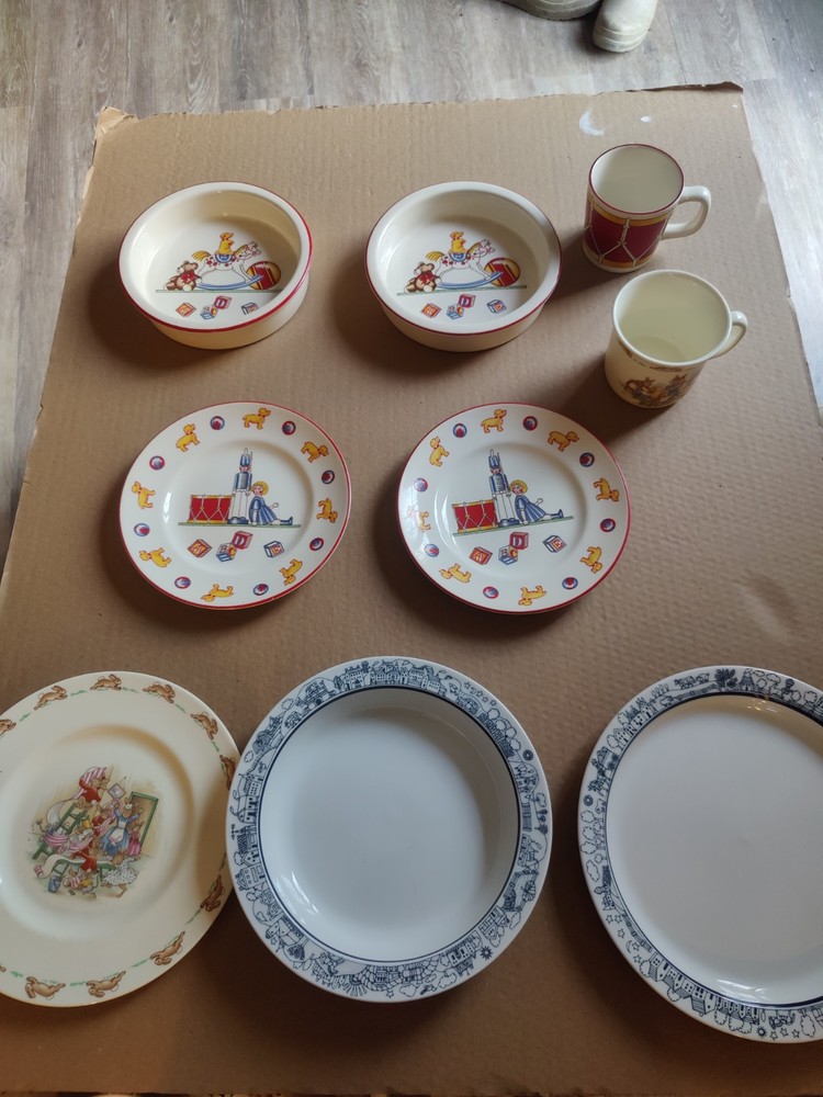 Dishes (Tiffany & Co., Roger Rabbit, Dansk)