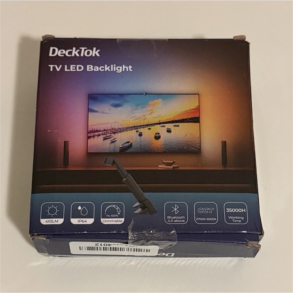 DeckTok TV LED Backlight RGBIC LED Light Strip App Control Dimmable