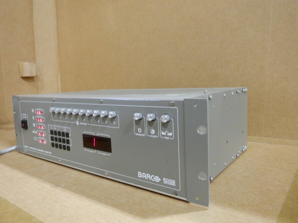 BARCO RCVDS 400S-QUAD REMOTE CONTROLLED VIDEO / DATA SELECTOR