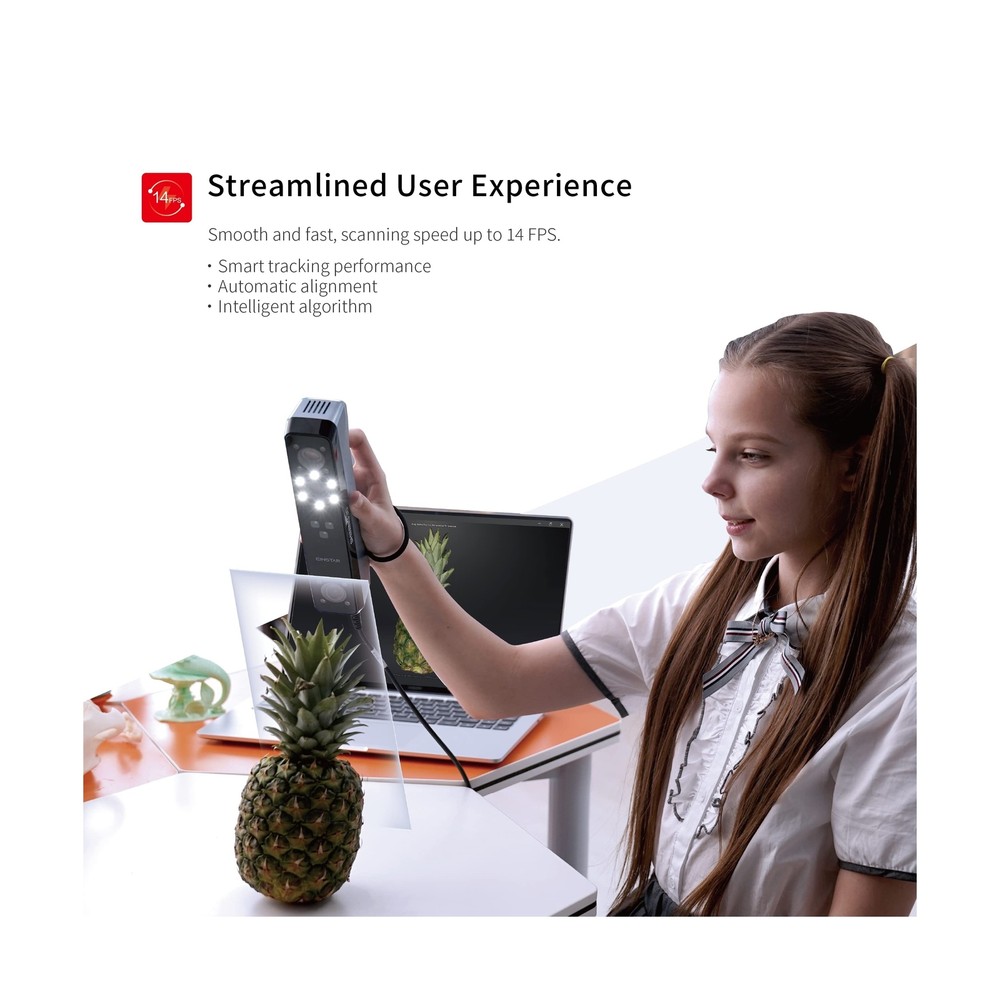 Shining 3D Einstar Handheld 3D Scanner with Detail-Oriented Enhancement Techn...