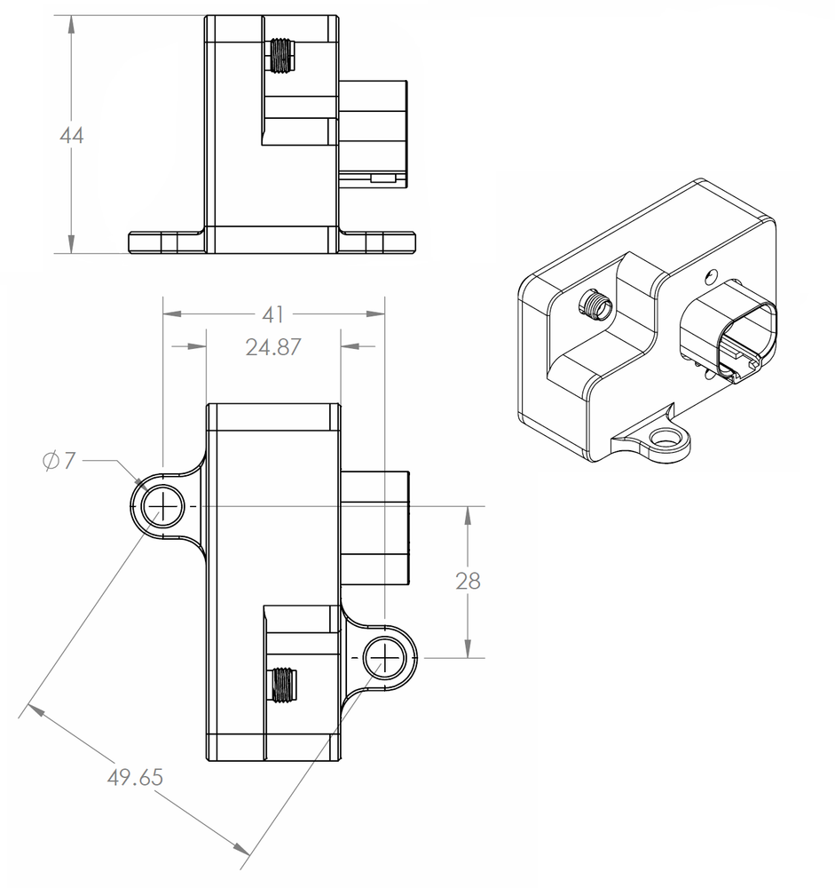ECUMaster GPS to CAN with IMU