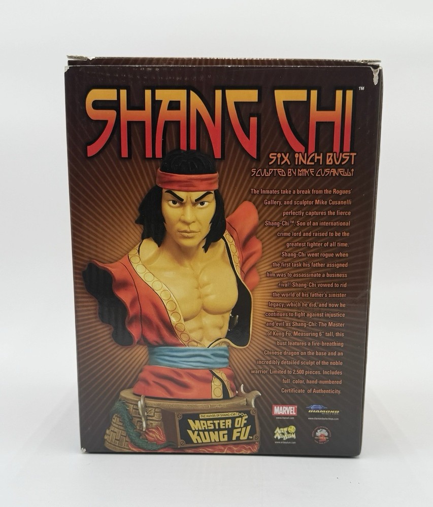 Marvel Universe SHANG CHI BUST Diamond Select 2003 #247/2500