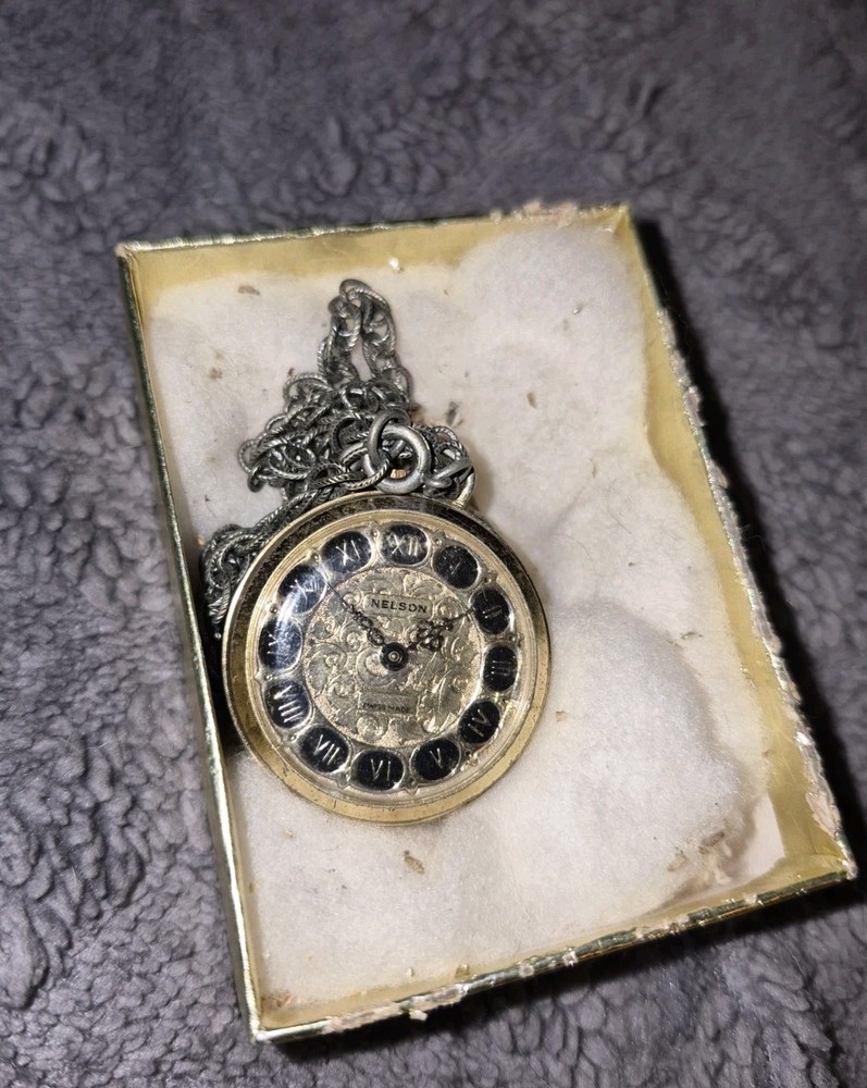 Nelson Brand Pendant Pocket Watch (Needs Work)
