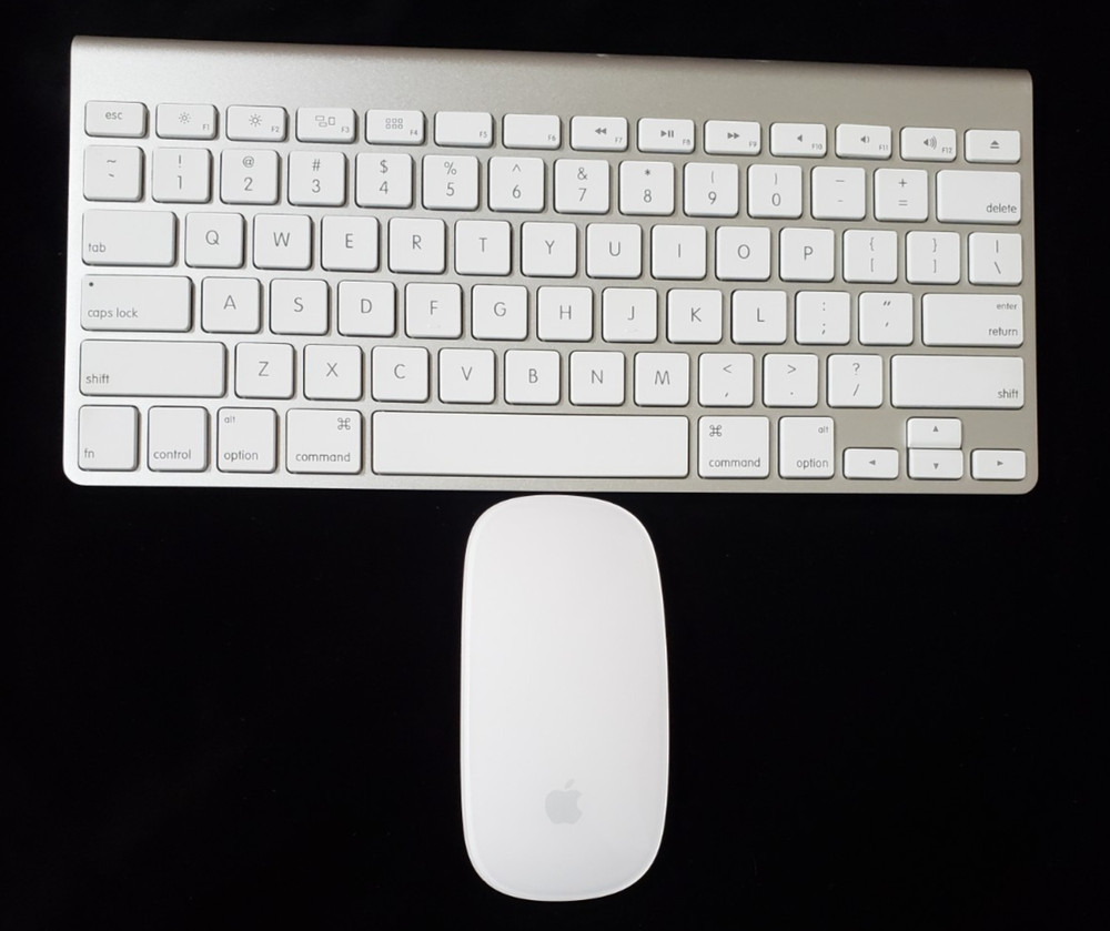 Genuine Apple A1314 Wireless Keyboard & Bluetooth Magic Mouse A1296 TESTED