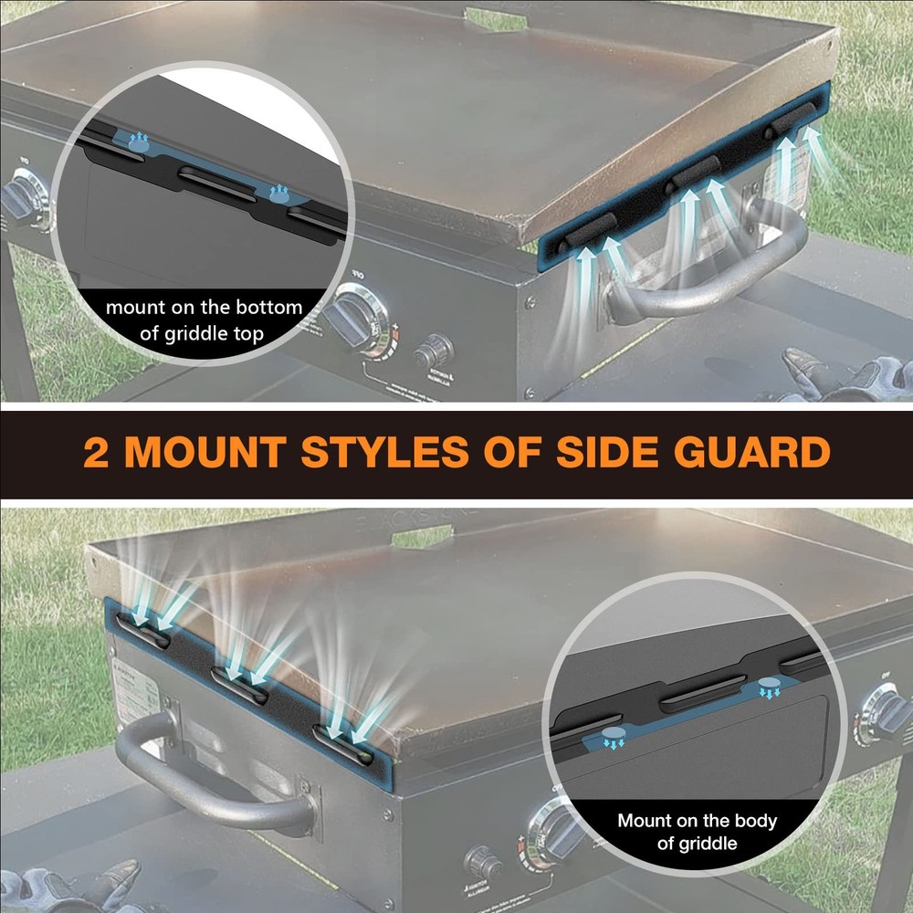 Upgraded Wind Guards for Blackstone 36” Griddle, Blackstone Griddle Accessori...