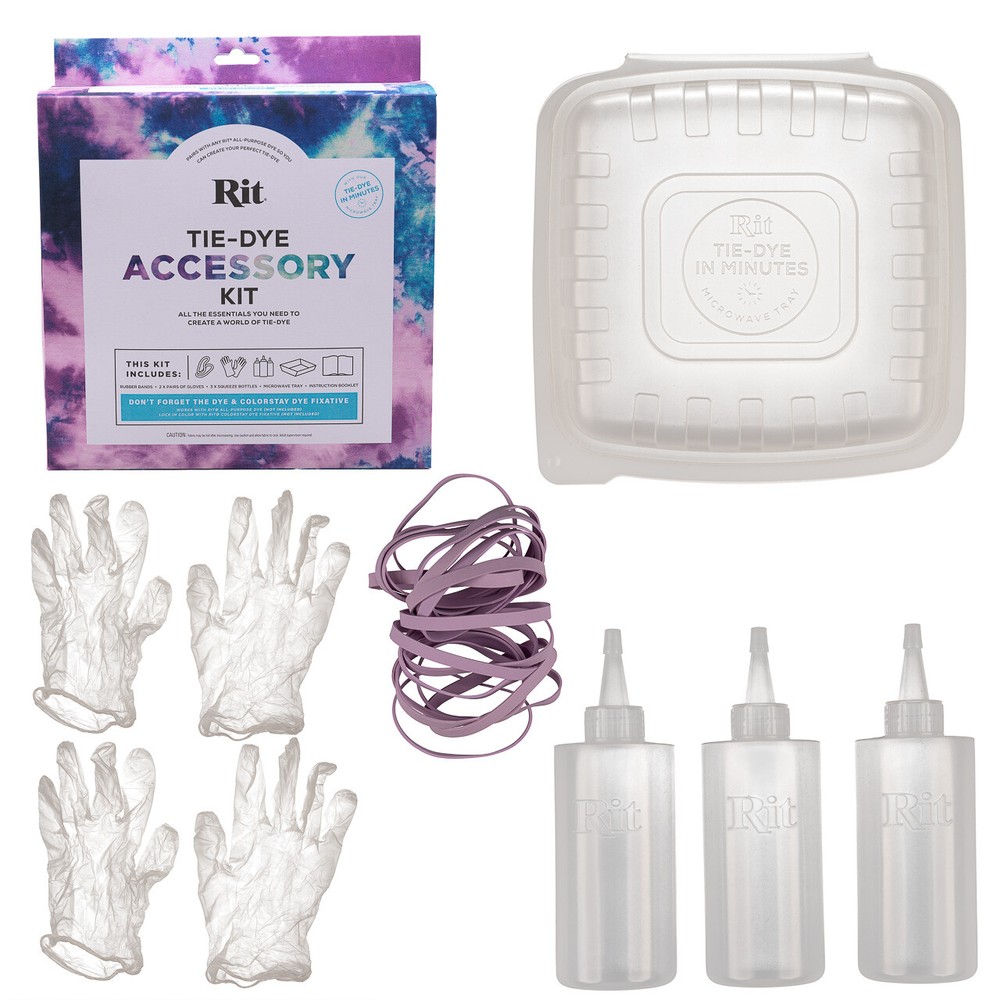 Rit Tie Dye Kit | ColorStay Dye Fixative Bundle | Fun Activity | All Age Groups
