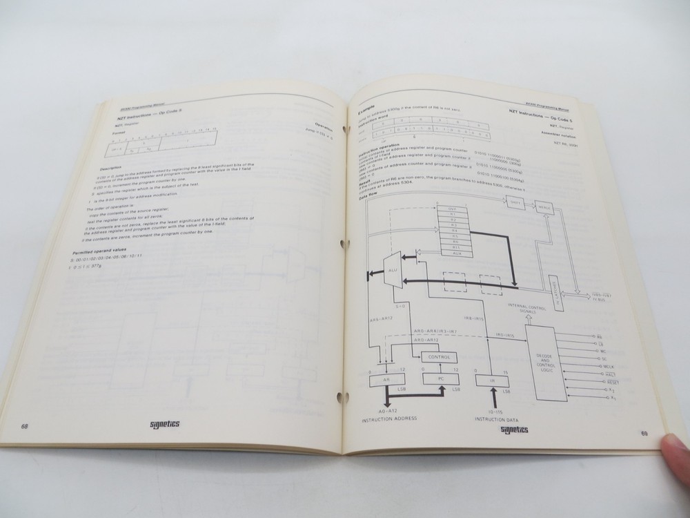 Signetics 8X300 Programming Manual 1978 vintage technology reference
