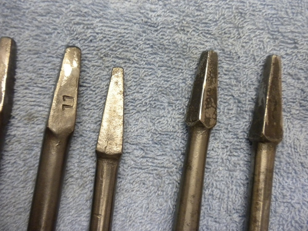 Vintage 9pc Sharp twist Auger bit set Work Ready
