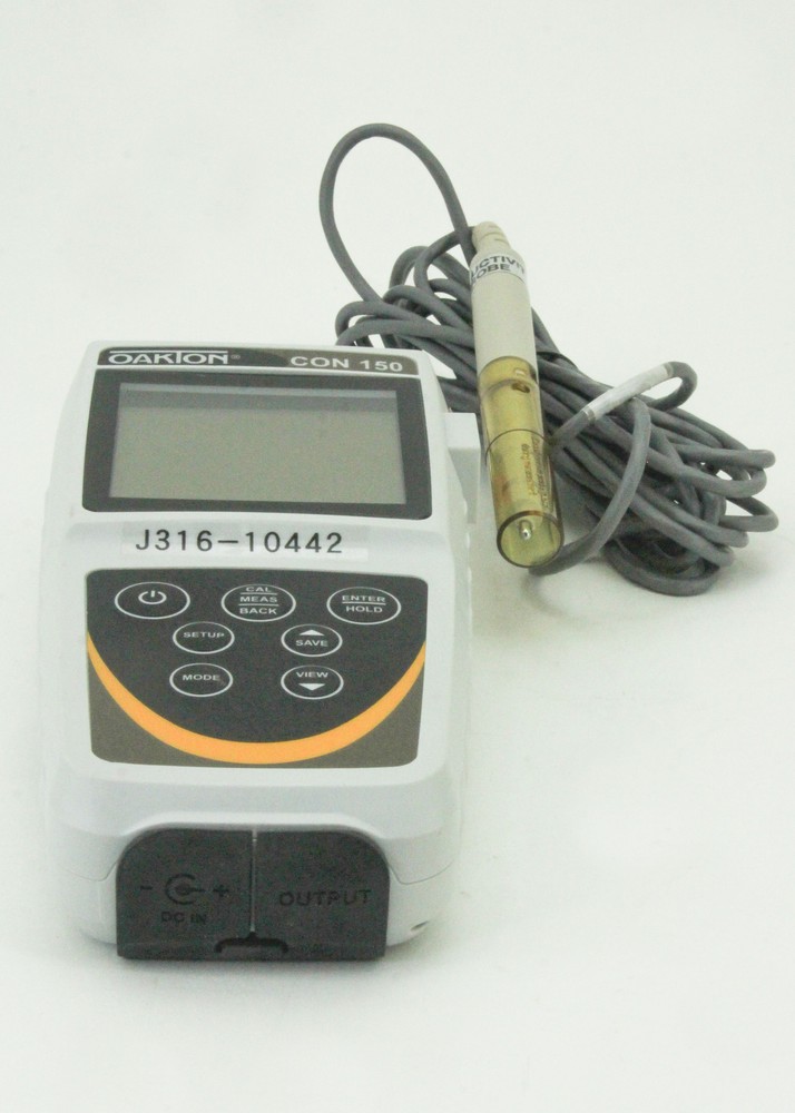 10442 OAKTON WATERPROOF METER W/ PROBE CON 150