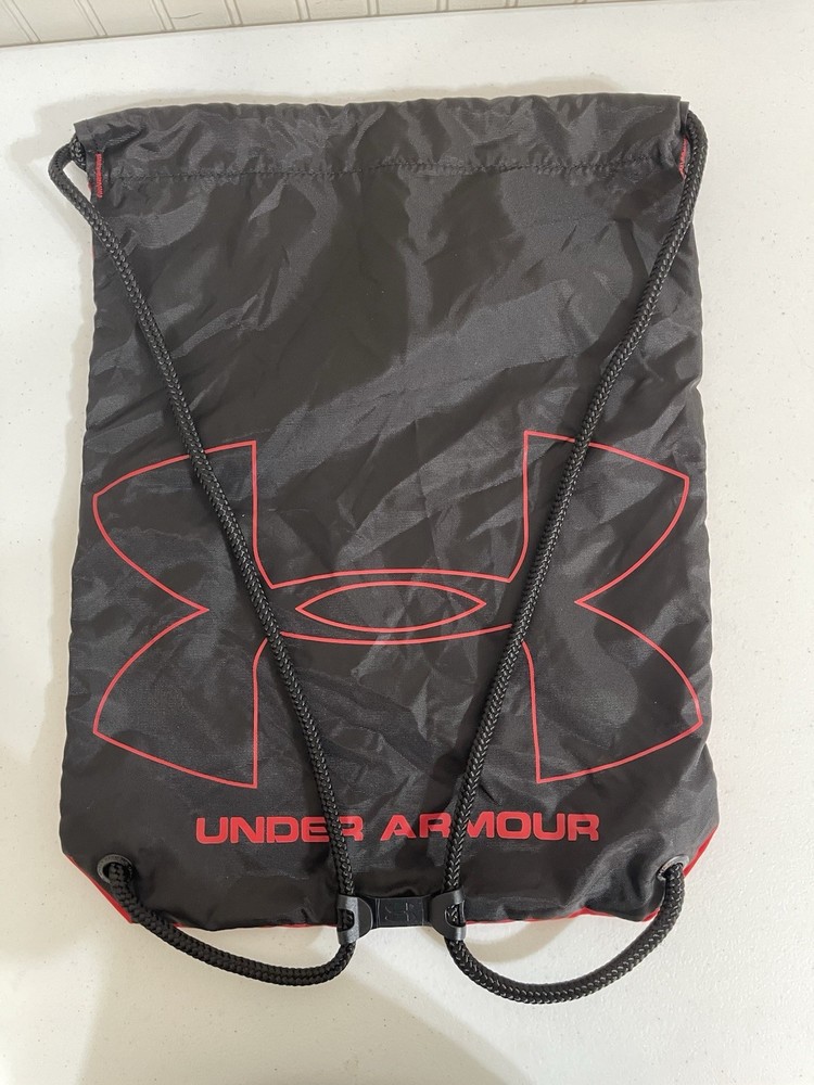 Under Armour Nylon Black/Red Athletic Backpack Burn Kickboxing