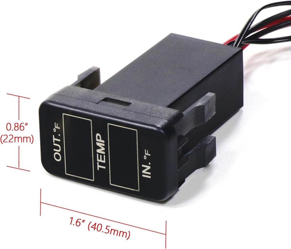 Car Internal and External Temperature Fahrenheit (Type B)
