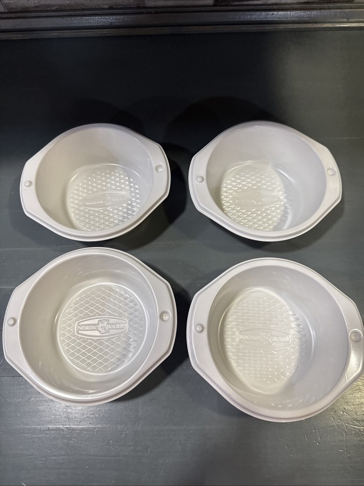 Set Of 4 Nordic Ware Plastic Inserts
