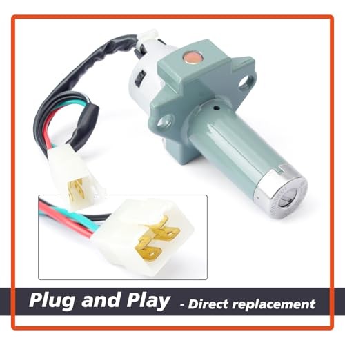 Ignition Key Switch Kit Replacement for Tbr7 for Hawk 250 250cc Motorcycle