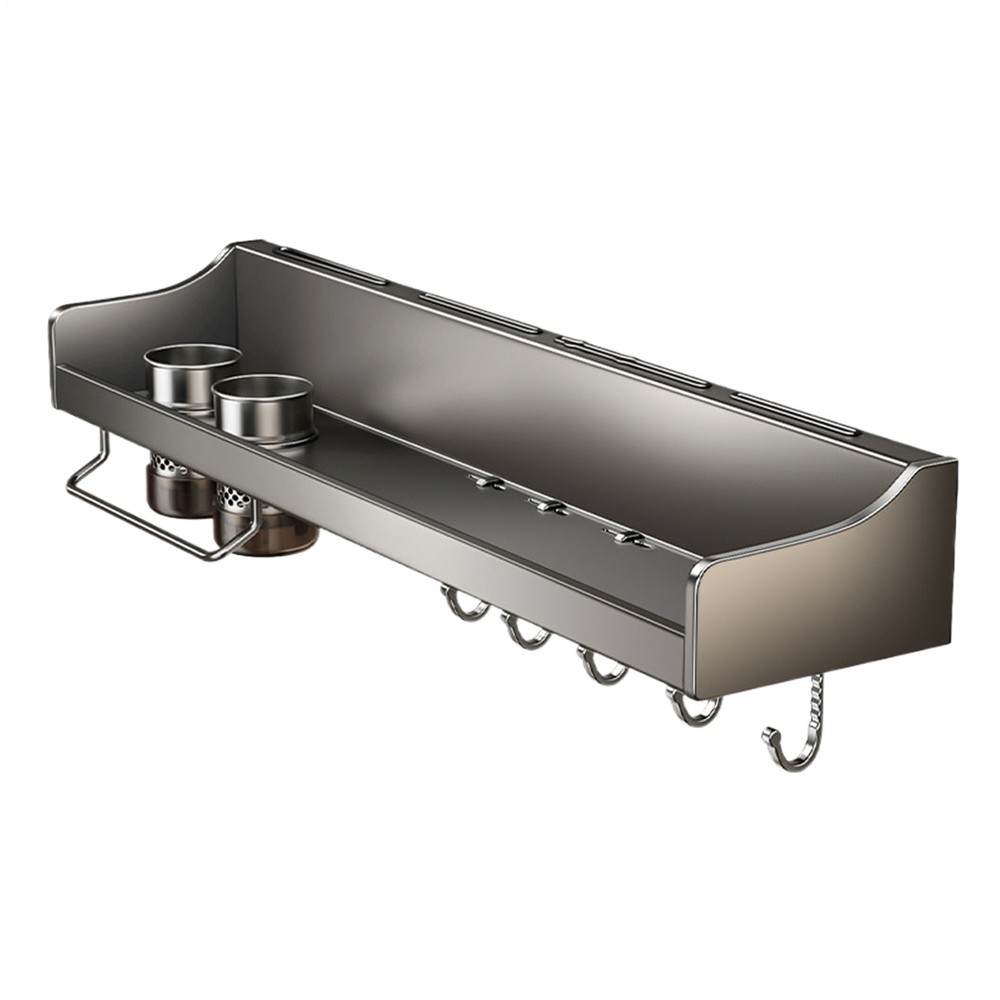 Kitchen Cutter Holder No-Drill Cutlery Holder Kitchen Shelf Rack