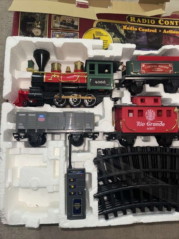Ez-tech G Scale Remote Control Battery Operated Train Set Grand Canyon Express