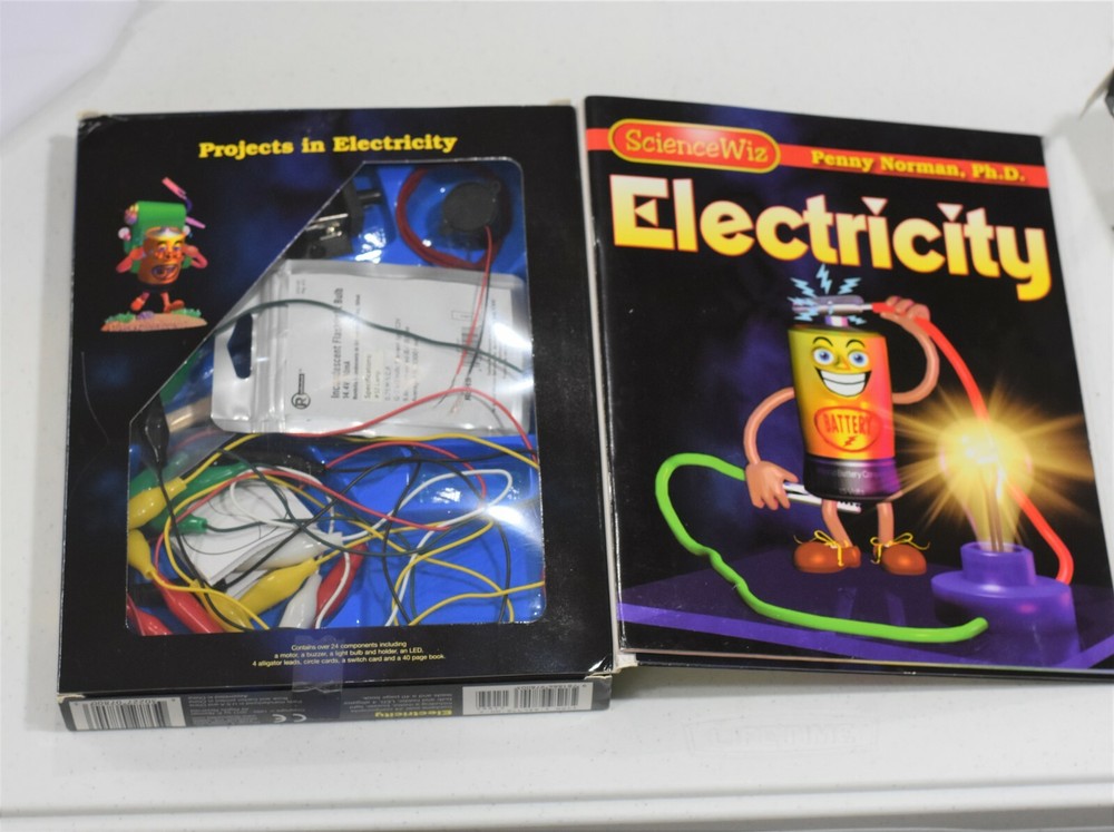 ScienceWiz Electricity 18 Projects Kids Educational Science Book & Activity Kit