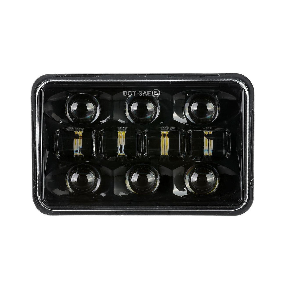 4x6" LED Headlight High Low Beam Sealed Beam Replacement Light for Trucks