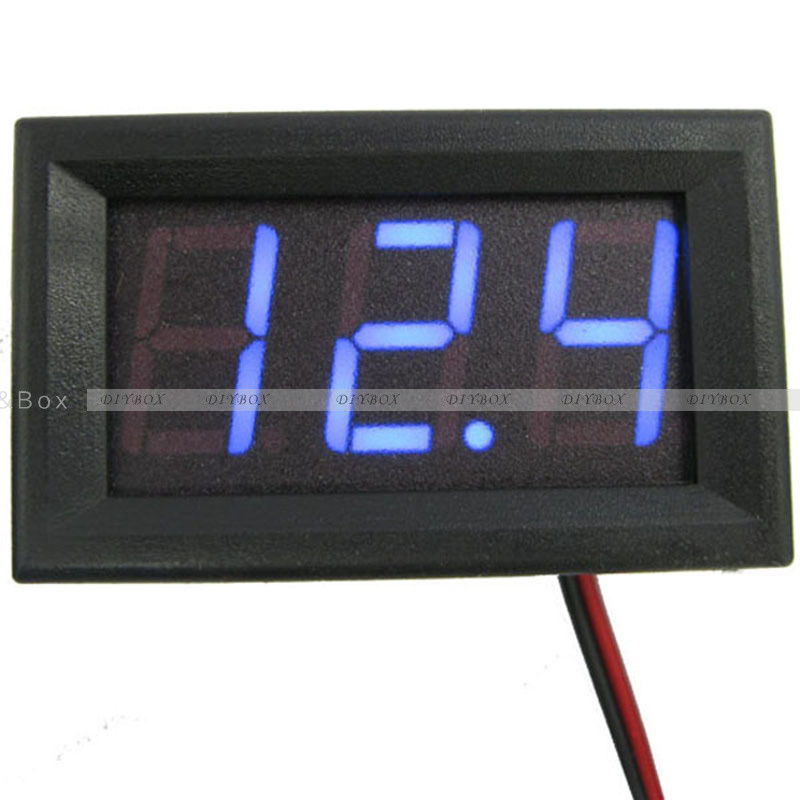 0.56" DC4.5/4.7/5V-30V Voltmeter LED Panel 2/3 Bits Display Volt Voltage Meter
