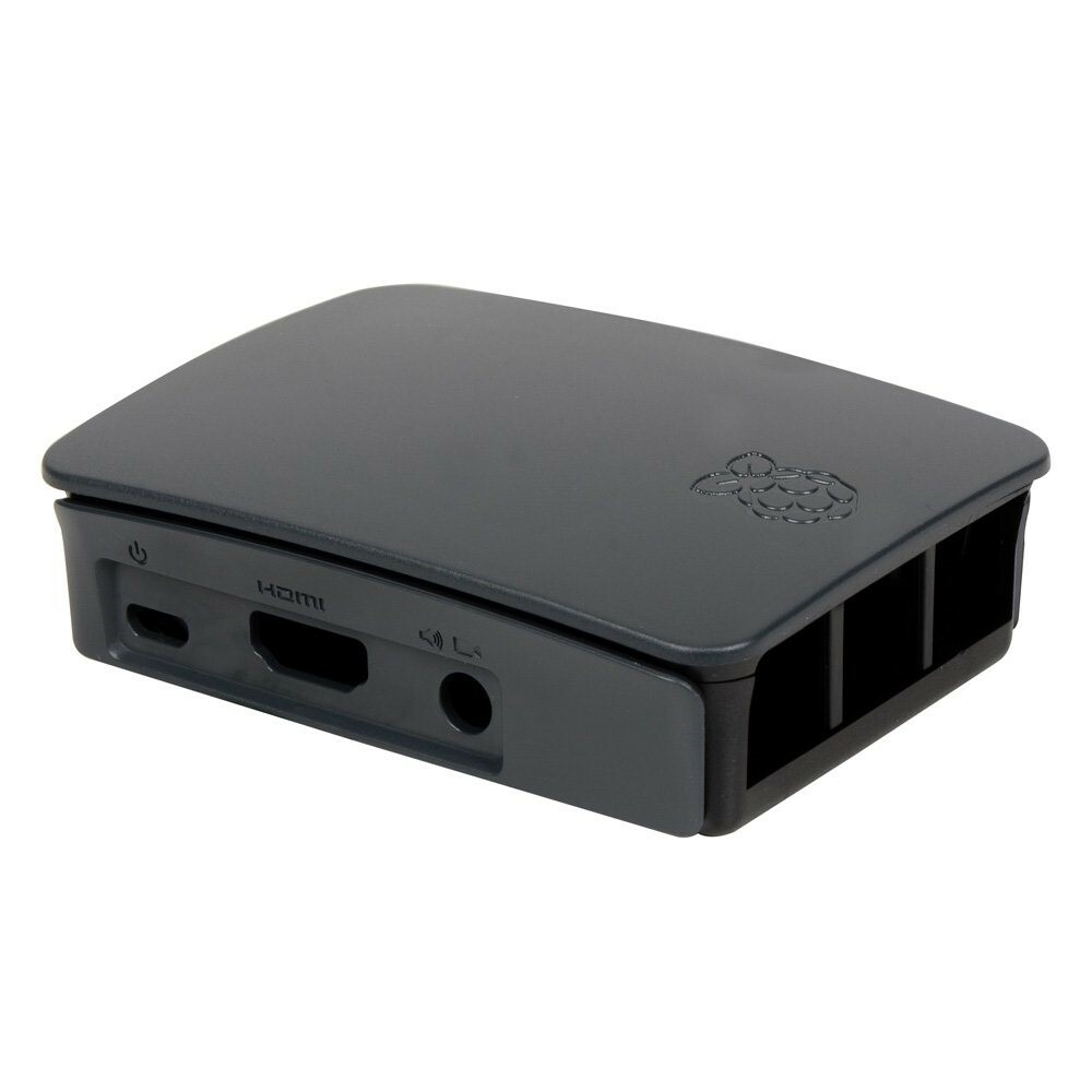 Raspberry Pi (83-17599) Black Protective Case Enclosure for Raspberry Pi 3