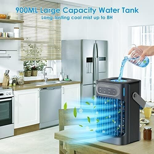 Air Cooling Fan Evaporative Cooler with 3 Cool Mist Speeds