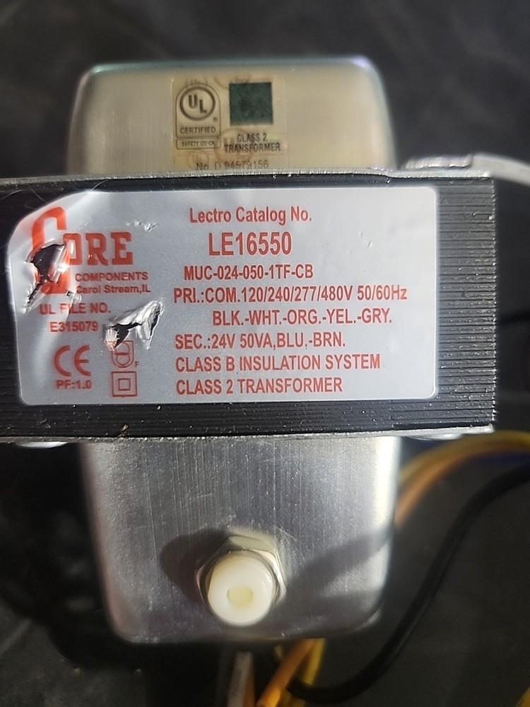 Core Components Le16550 Class 2 Transformer 50VA Step-Down AC Panel Mount 24V