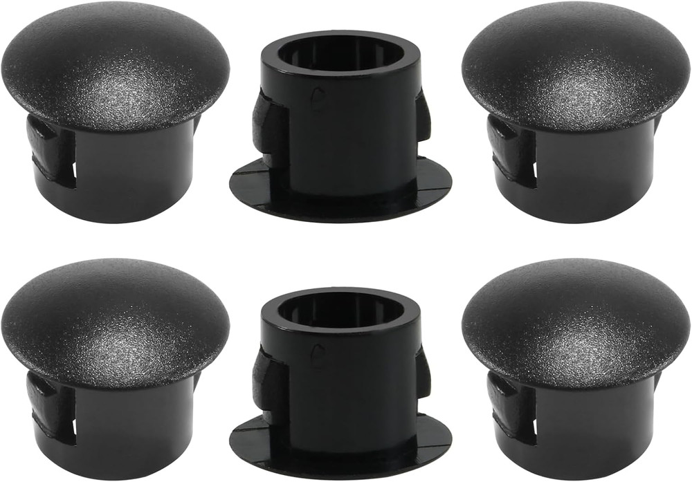 60 Pcs 5/16" / 8Mm Black Plastic Hole Plugs