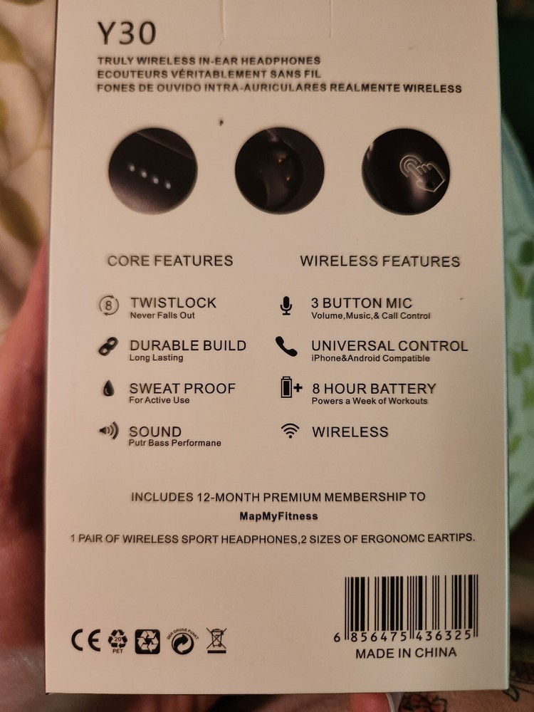 Y30 Wireless Bluetooth Earbuds