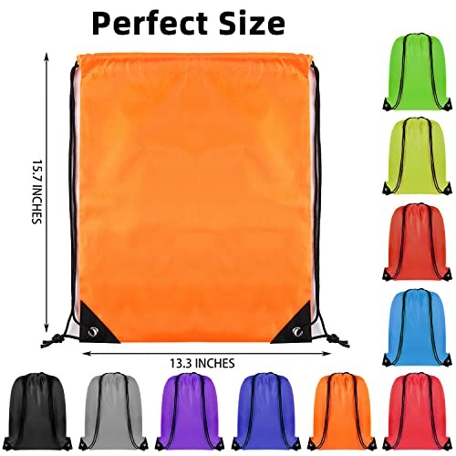 Drawstring Backpack Bulk Pcs Draw String Bags Cinch Bag 60 10 Colors