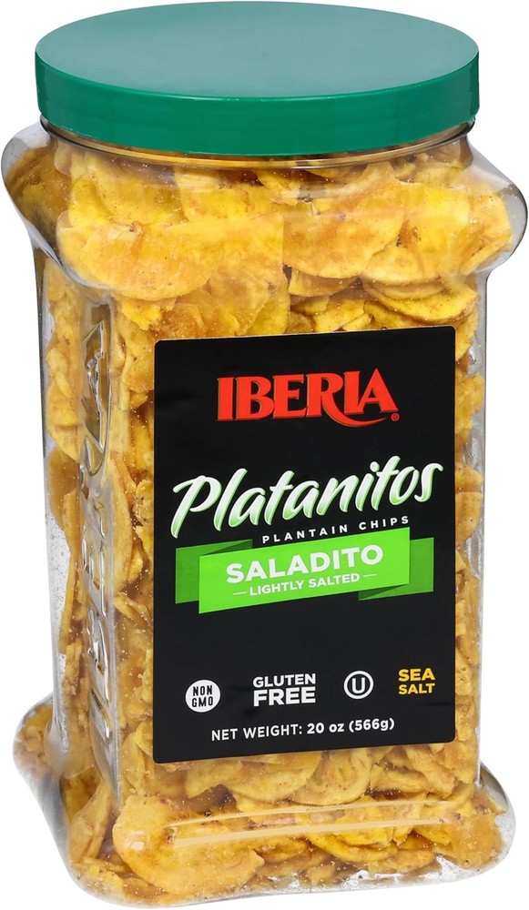 Saladito Lightly Salted Plantain Chips,.