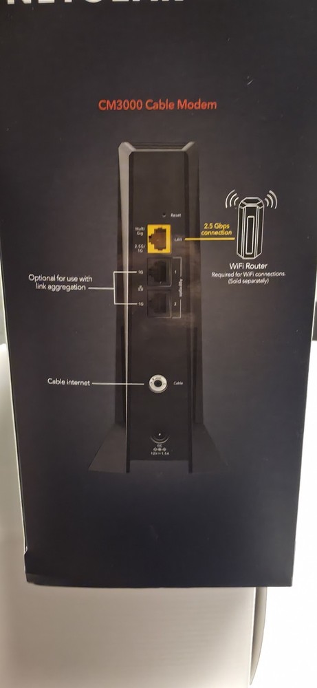 NETGEAR Nighthawk CM3000 DOCSIS 3.1 Mid/High-Split 2.5Gbps Cable Modem Tested