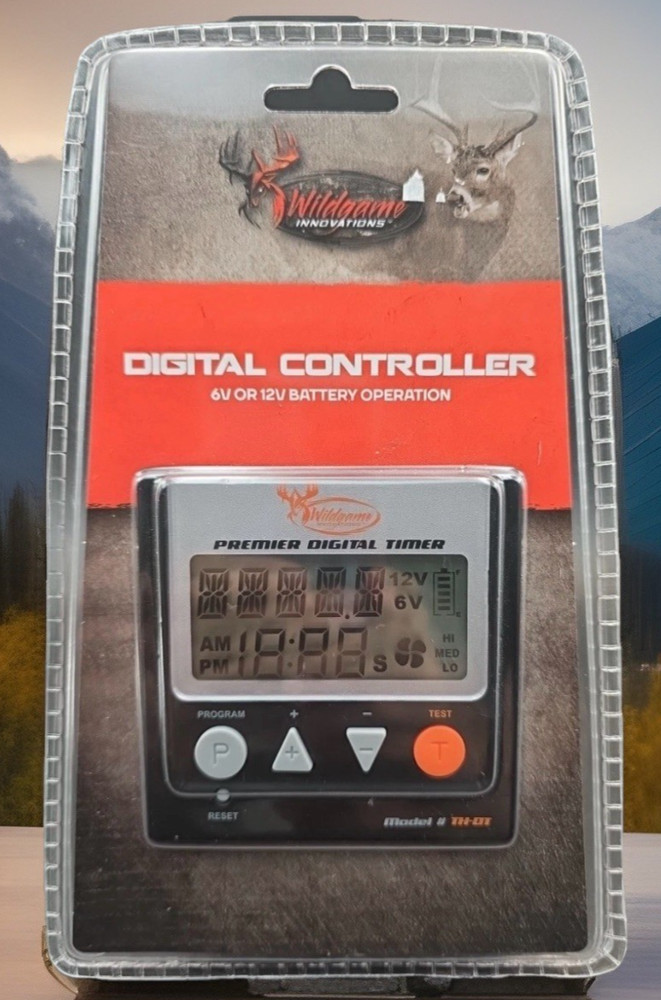 Wildgame INNOVATION GAME FEEDER TIMER 6V 12V DEER TURKEY DIGITAL CONTROLLER