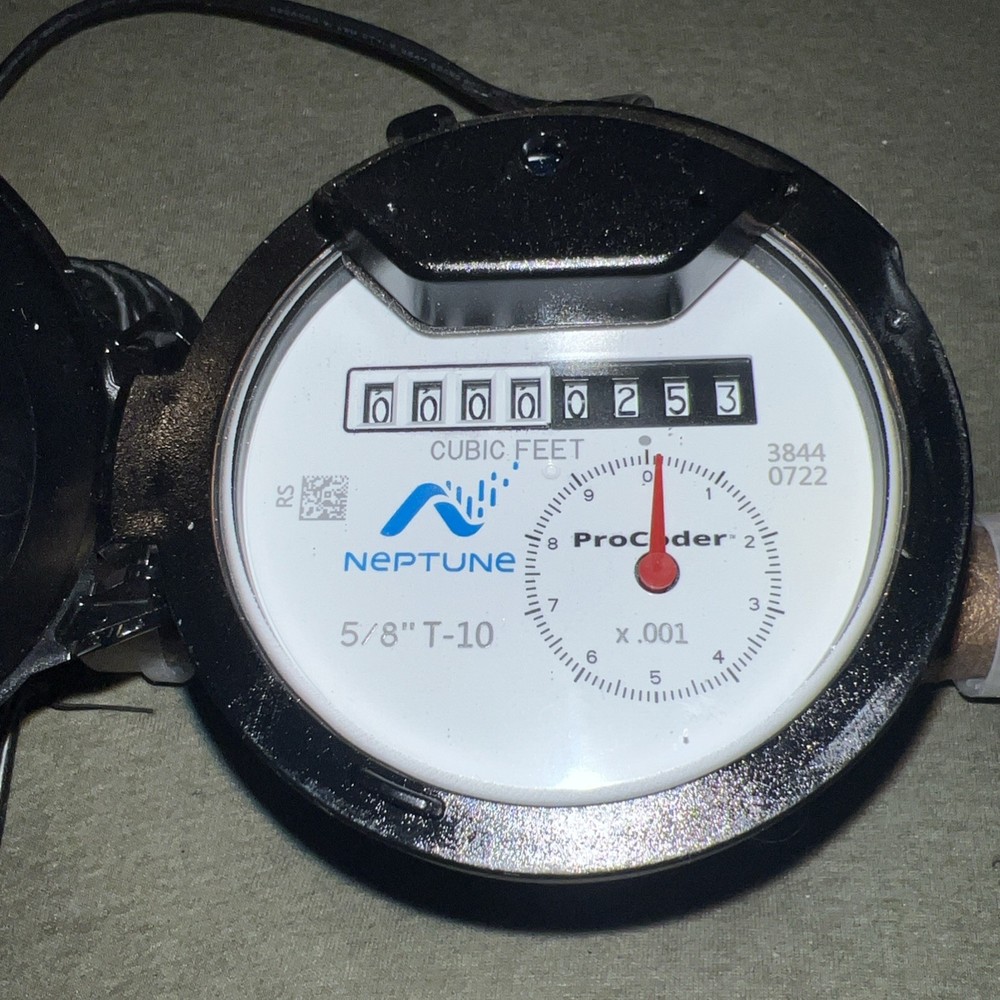Neptune T-10 5/8" x 5/8" Aquity ProCoder Water Meter