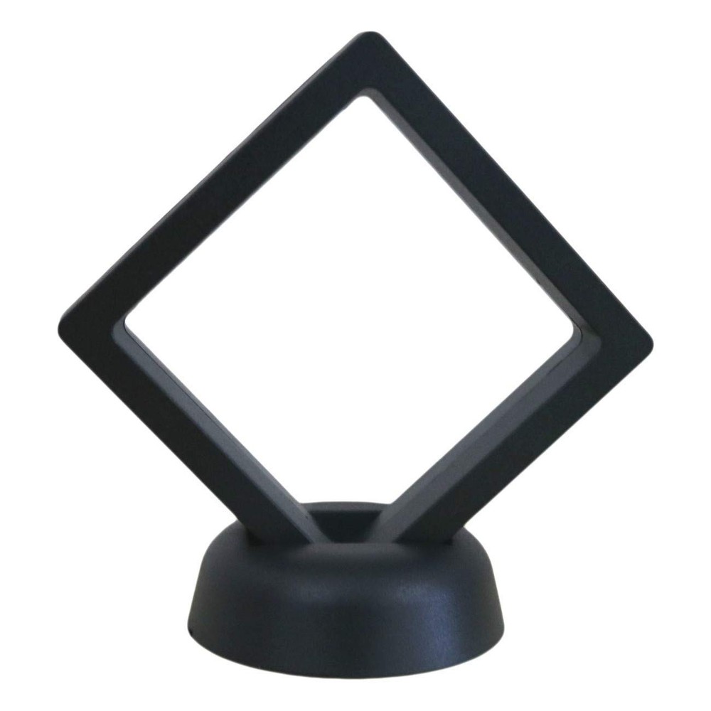 SH Challenge Coin Display Frame, 3D Floating Case Stand Holder, Black