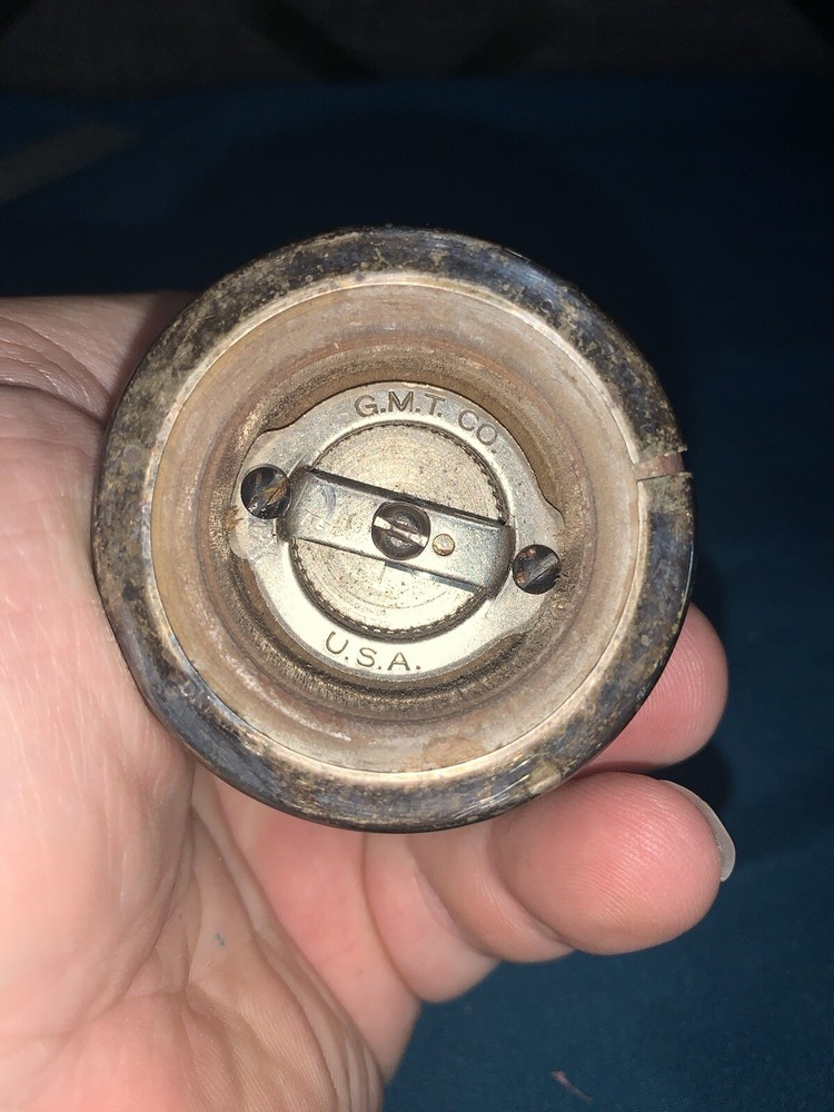 antique pepper mill grinder G.M.T. Co.