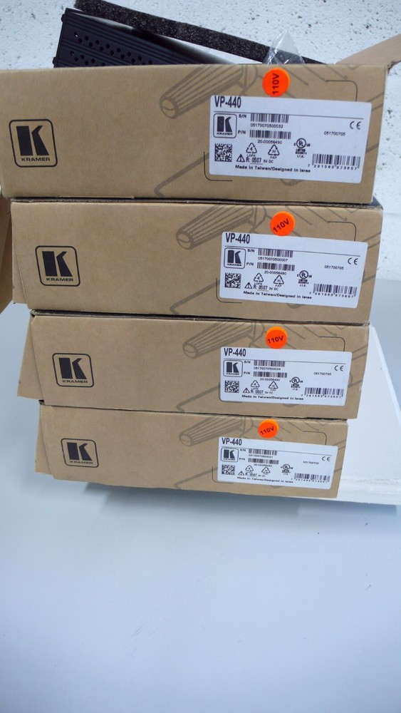 Kramer VP-440 6 Input Presentation Switcher Scaler /open box
