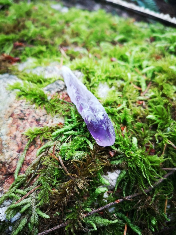 Brazillian Elestial Amethyst Wand/Points- Raw Crystals