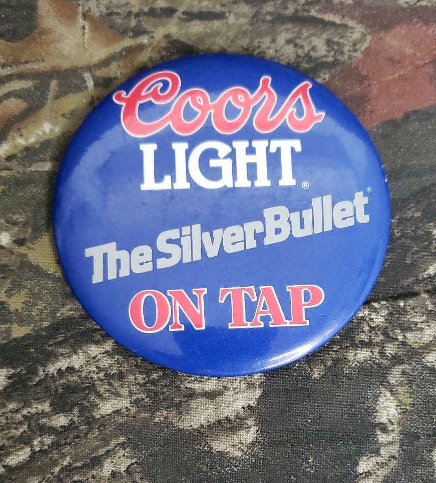 4pc 1990 Vtg Coors Light SilverBullet Pin