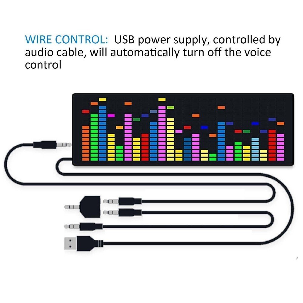 Music Spectrum Indicator VU Meter RGB Audio Level Display Amplifier Board