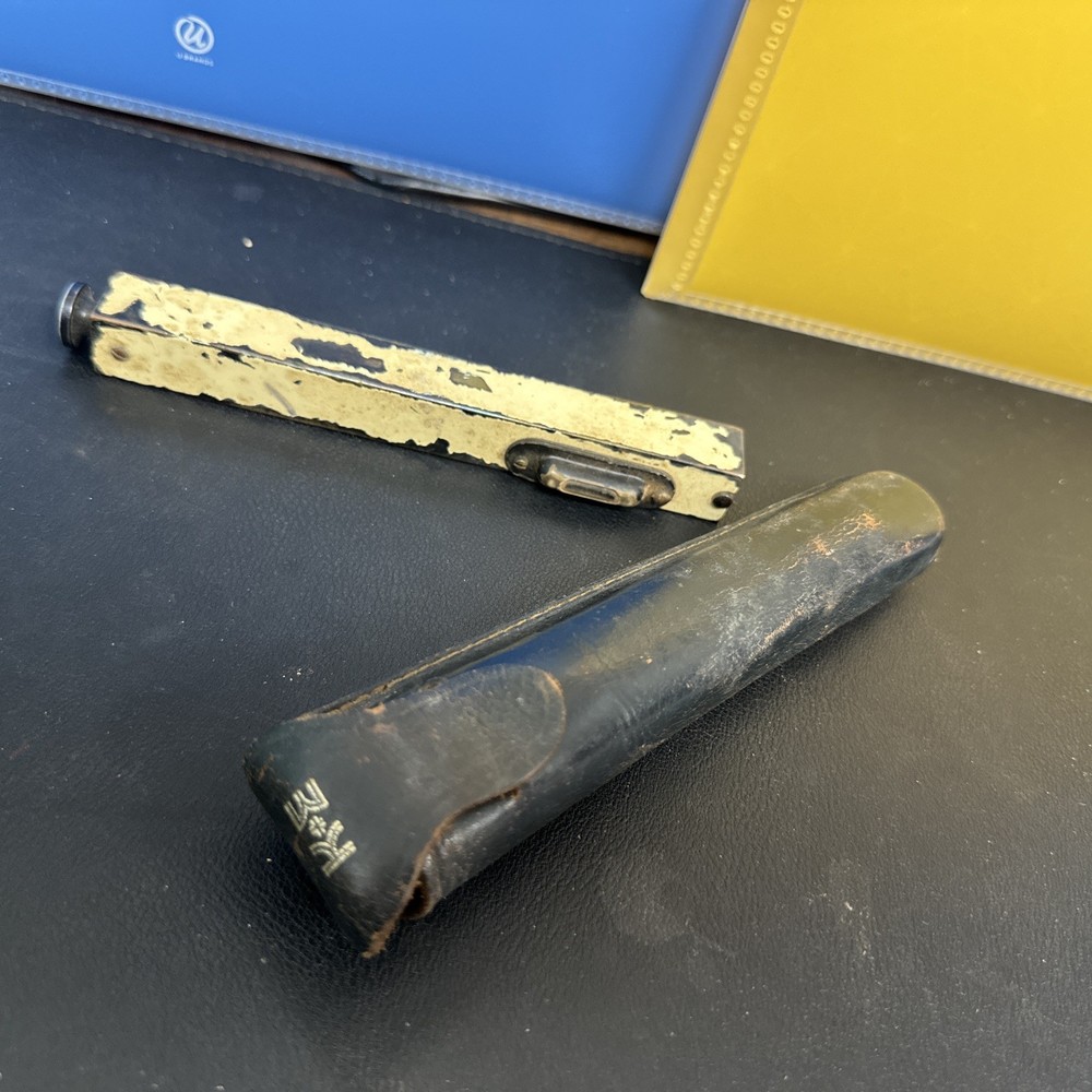 Vintage Hand Held Sight Level with Case.