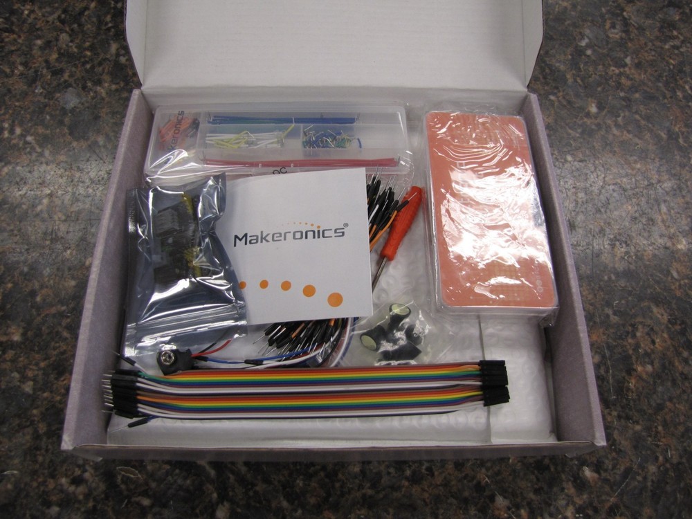 Makeronics Electronic Component Fun Kit Arduino Raspberry Pi - NEW in box