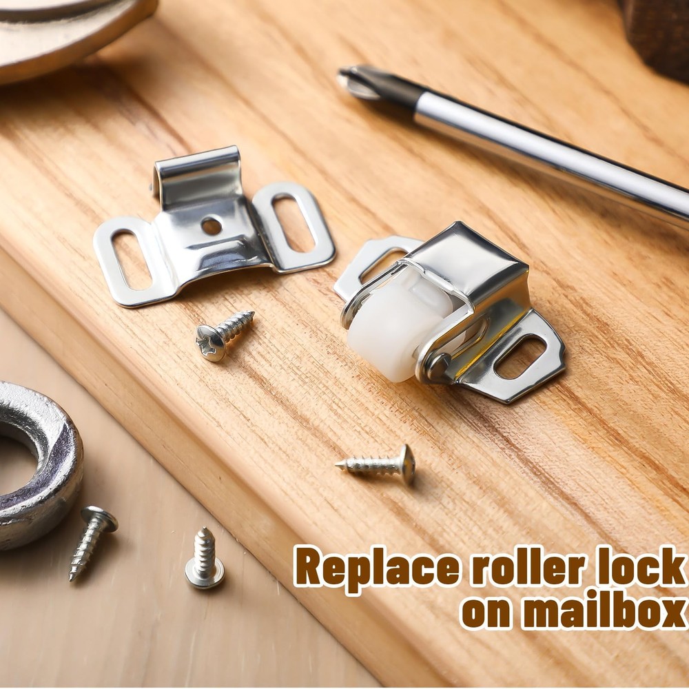 Mailbox Roller Catch Latch Hardware Door Catch Set