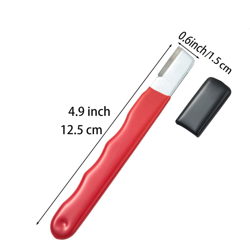 3 Pcs Garden Tool Blade Sharpener, Pocket Sharpener Orange+Black+Red