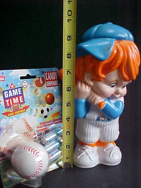 Baseball Player Coin Bank + Baseball Candy Container