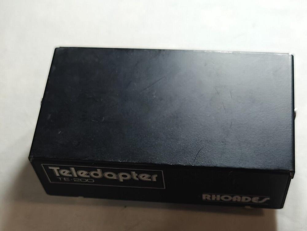 Rhoades Teledapter Model TE-200- Television To Stereo Matching Adapter