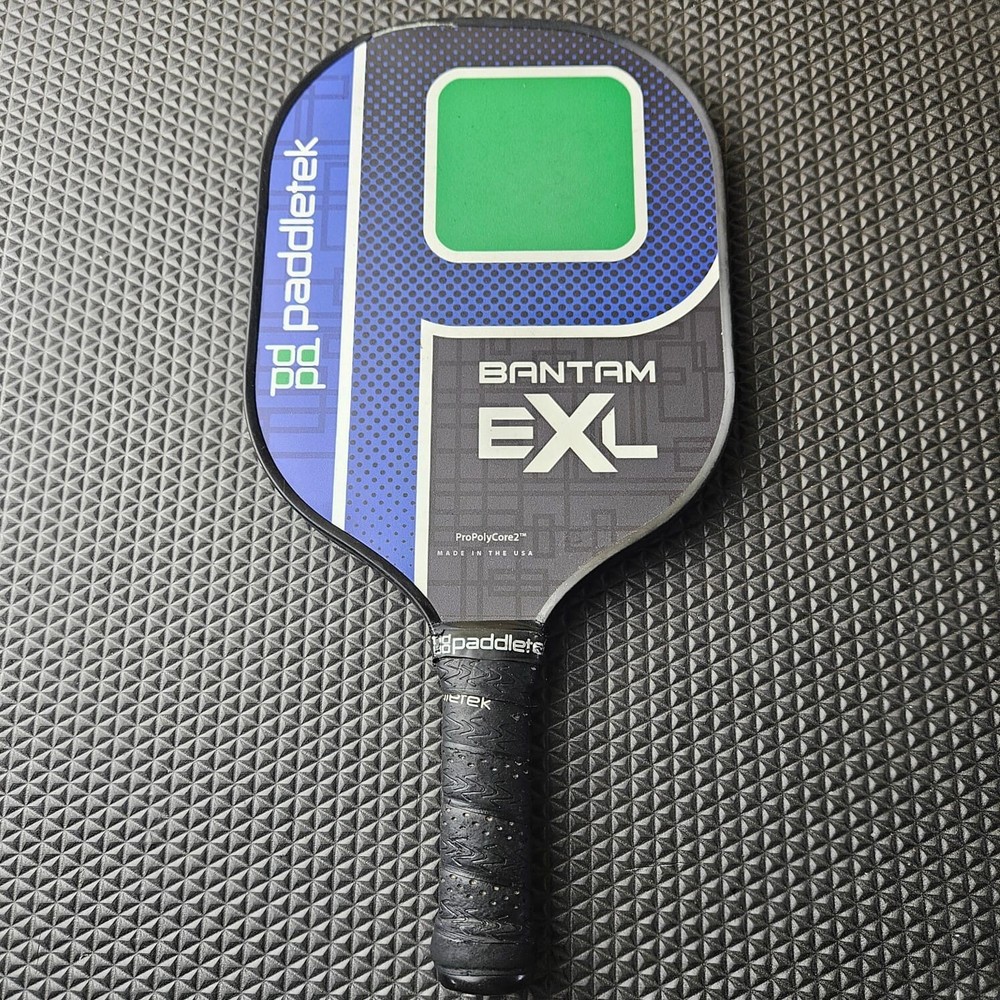 Paddletek Bantam EXL Pickleball Paddle ProPolyCore 2 Blue Green