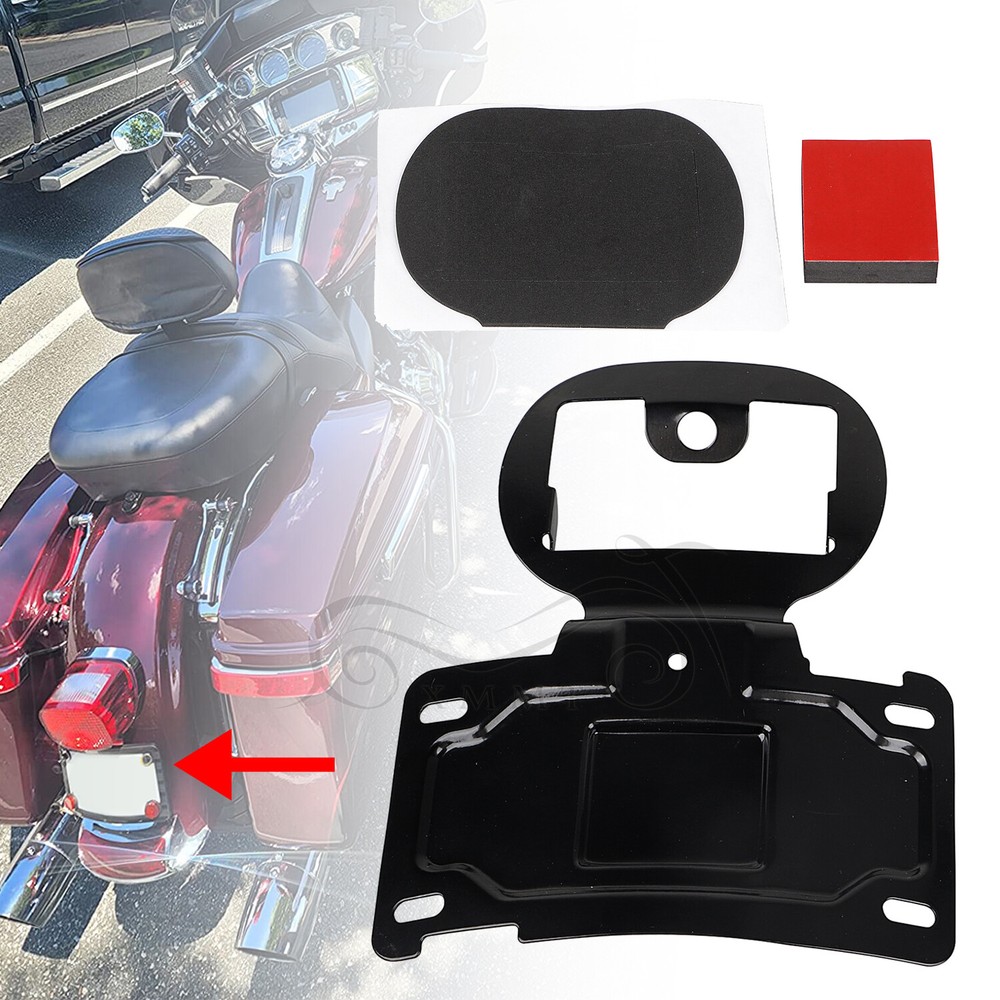 License Plate Relocation Bracket For Harley Electra Glide Ultra Classic FLHTCU