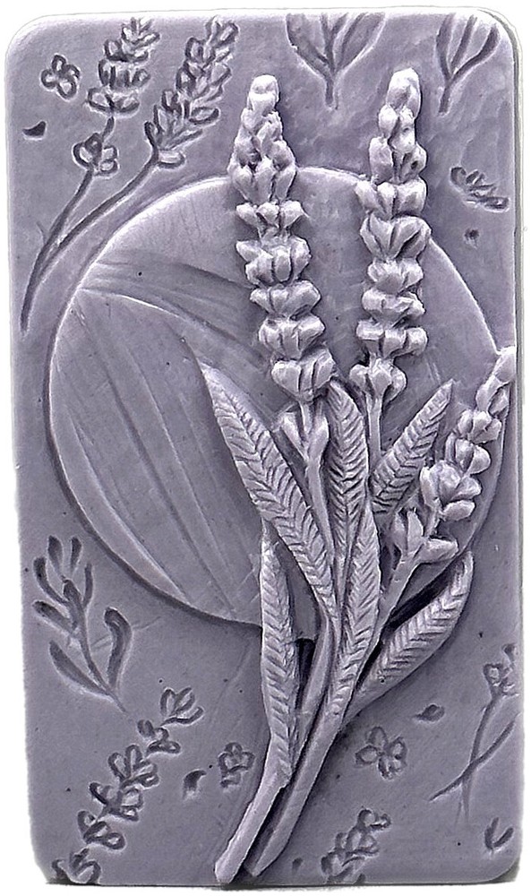 LAVENDER SILICONE MOLD for soap making and other crafts